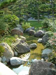 Photo d'un jardin japonais
